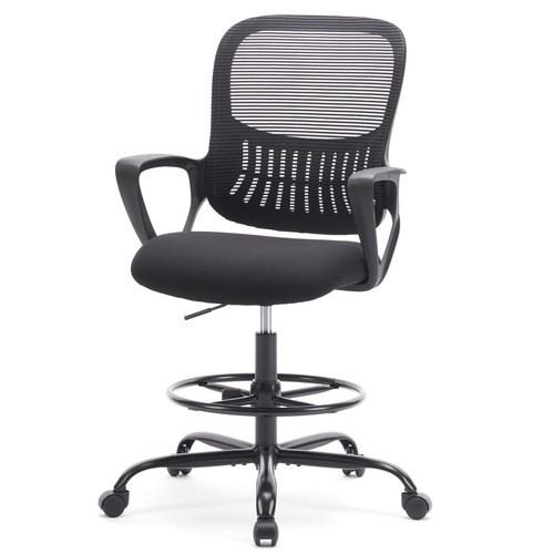 Drafting chair with footrest - chair,