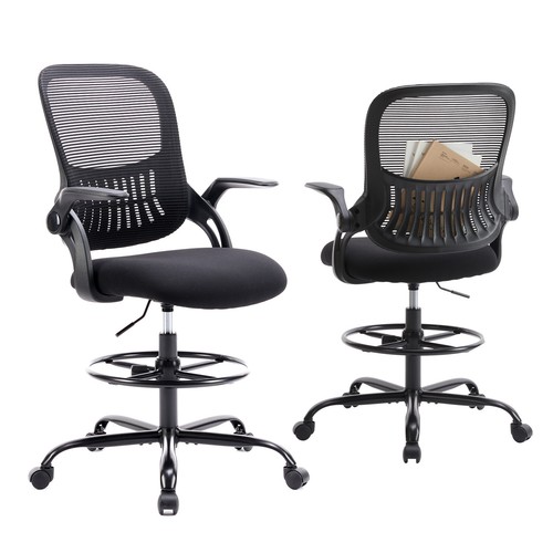 Ergonomic mesh drafting chair - mesh,